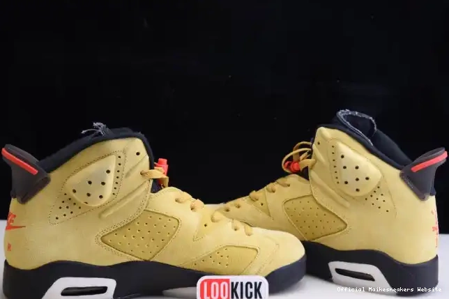 Official Maikesneakers JORDAN SCOTT CN1084-300 YELLOW X 6 TRAVIS AIR 0329